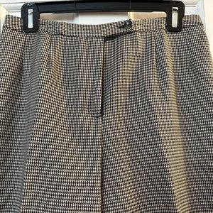 Ladies houndstooth trousers